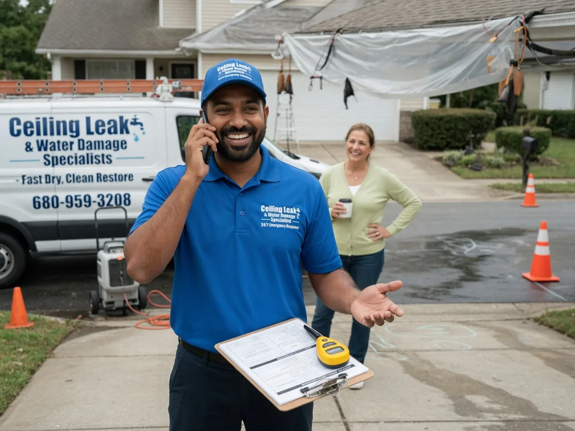 Ceiling Leak Cleanup Crothersville, IN FAQs